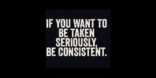 Be Taken Seriously Consistent
