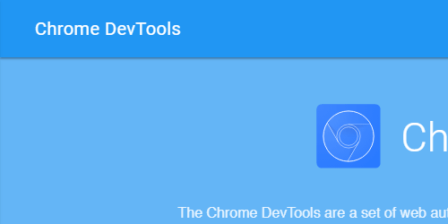 Chome Dev Tools
