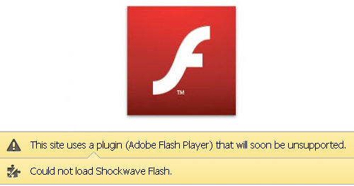 Flash Unsupported