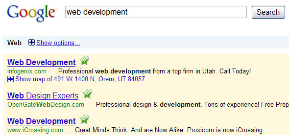 Pay Per Click Results