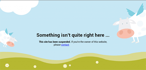 Website Suspended