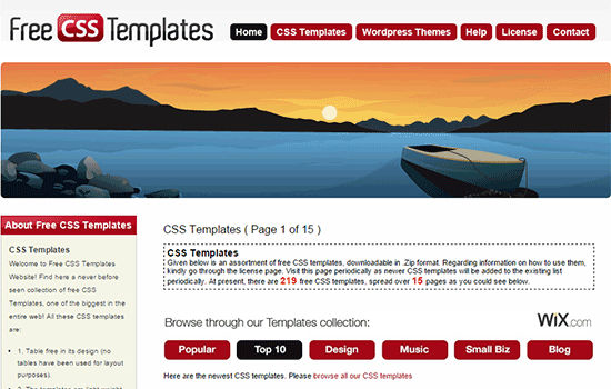 Free CSS Templates