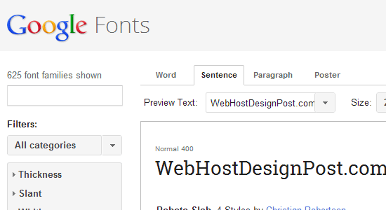 Google Fonts