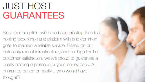 Just Host Guarantees