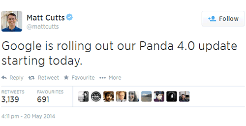 Twitter Panda Announcement