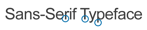Sans-Serif Typeface
