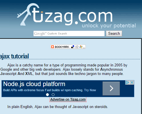 Tizag Ajax Tutorials